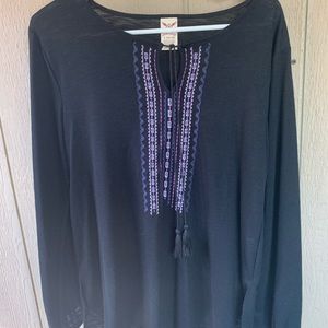Light peasant type blouse